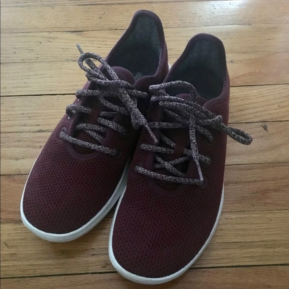 Allbirds Tree Runners Womens 8 Kauri Zin Maroon